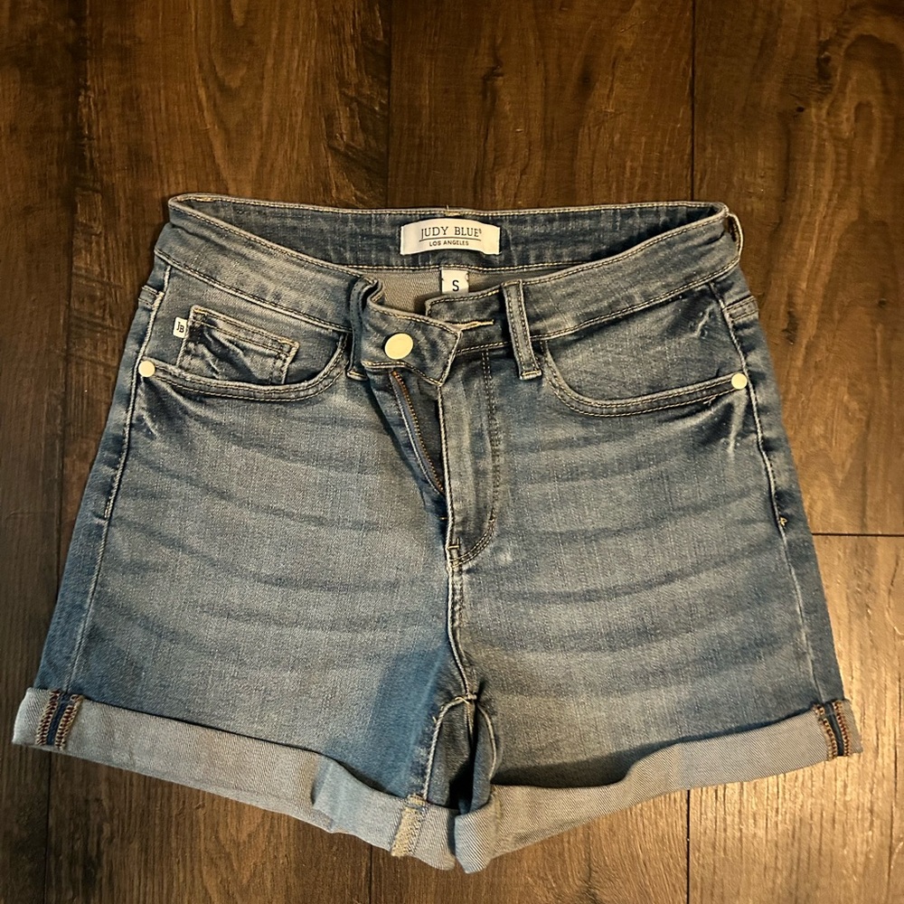 Judy Blue Small Medium Blue Color Jean Shorts